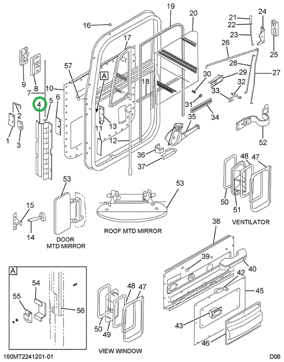 1655355C91 Hinge, Door