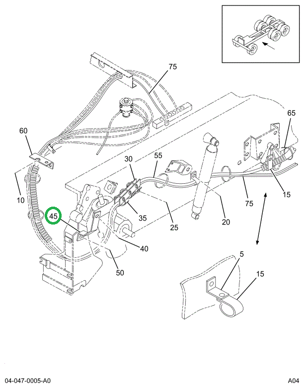 1655627C2 Bracket, Brake Cable Guide Fro
