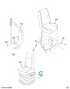 1655796C1 Fastener, Seat Riser Cover Bla