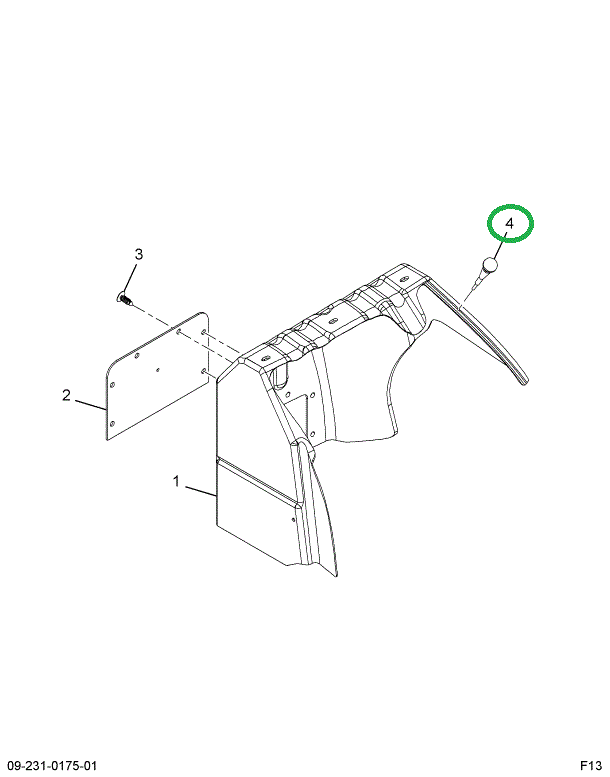 1656865C1 BUMPER OIL FILL DOOR