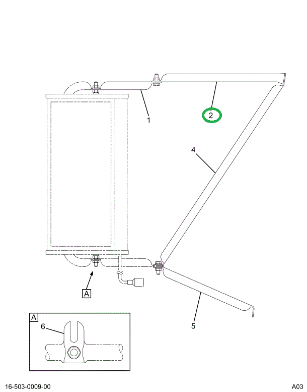 1657046C1 BRACKET UPR MTG