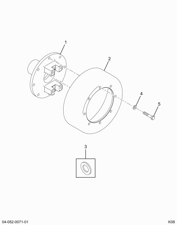 1657365C91 FLANGE ASSY COMP W/BRK DRUM