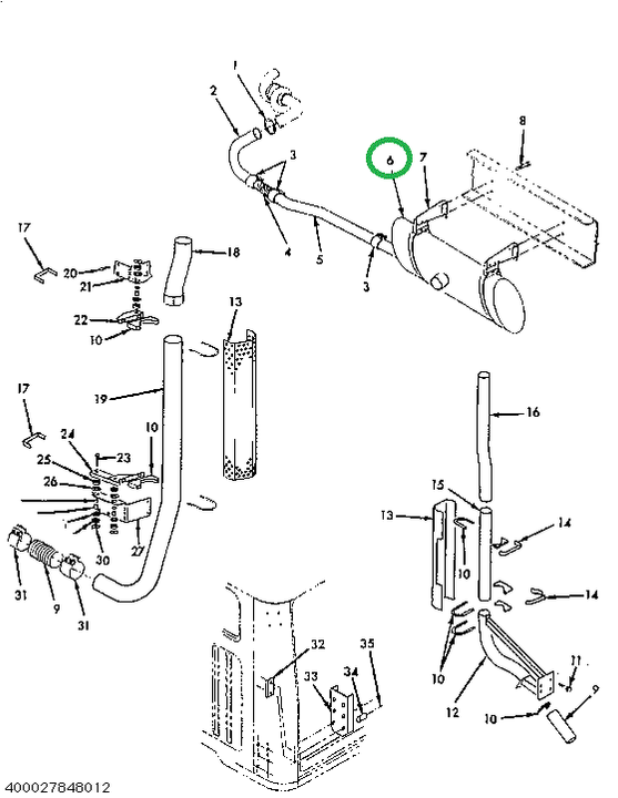 1657433C2 MUFFLER,ASM EXHAUST