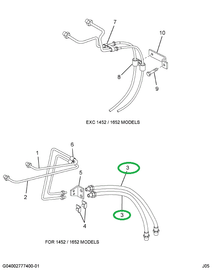 1658164C1 HOSE ASSY HYD