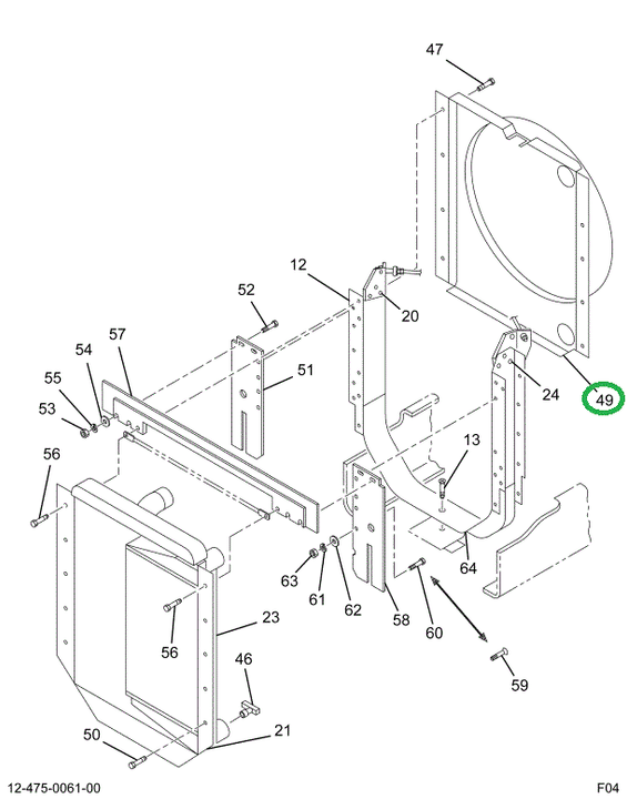 1658486C5 SHROUD FAN