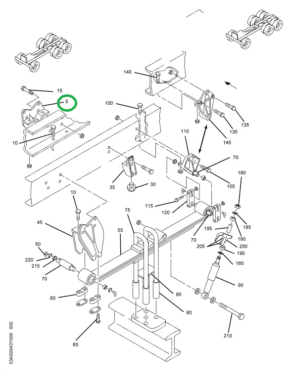 1658592C3 BRACKET FRT SPG FRT