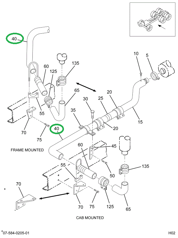 1658801C1 PIPE EXHAUST