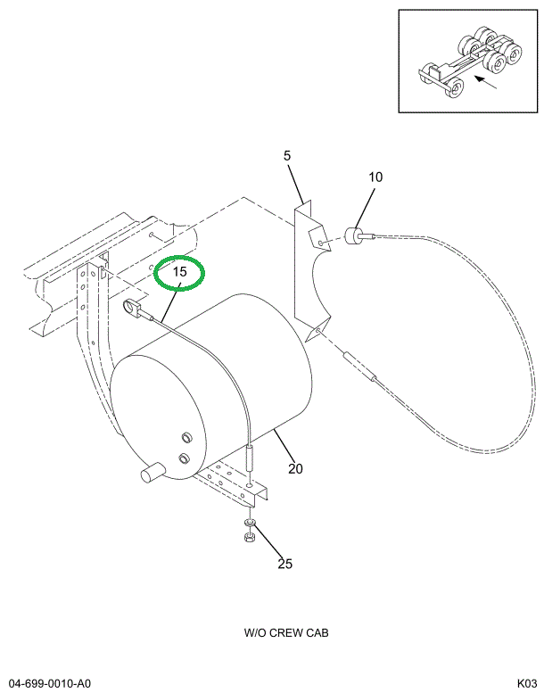 1659017C2 CABLE TANK MTG