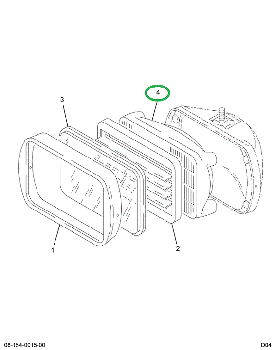 1660329C1 LAMP SEALED BEAM 12V-55 WATT F