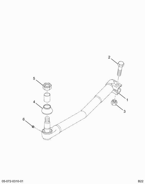 1660438C92 END ASM VERT LINK W/CLAMP