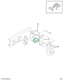 1660978C1 BRACKET TOW HOOK