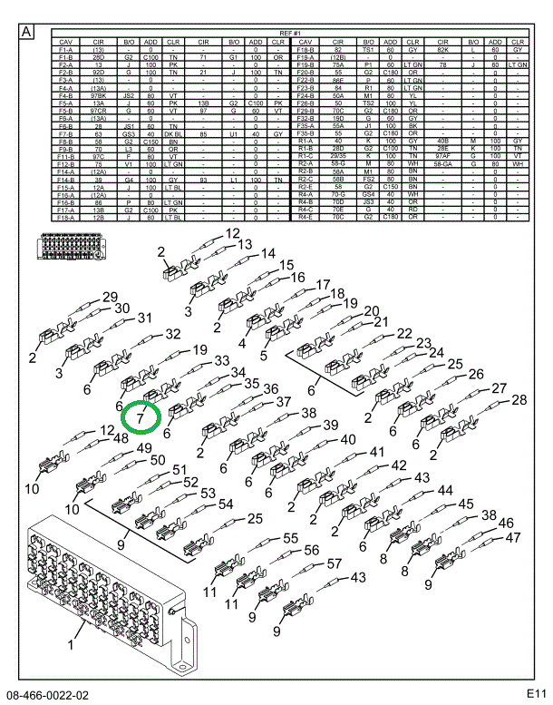 1661390C1 TERMINAL CABLE FEMALE DOUBLE