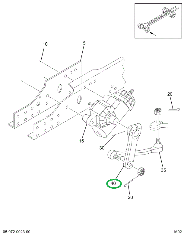 1661584C1 ARM STEERING GEAR