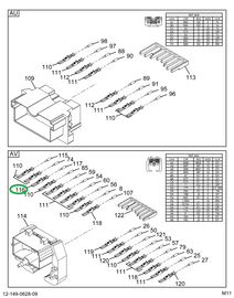 1661627C1 TERMINAL MALE 480 SERIES