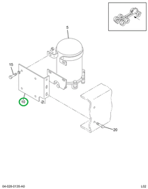1661706C8 Bracket, Air Drier