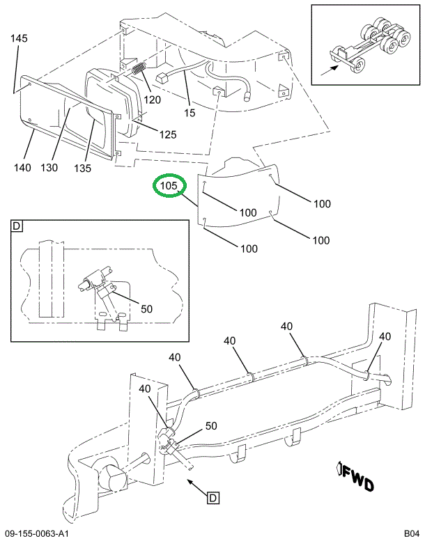 1661762C93 LIGHT TURN SIGNAL RIGHT