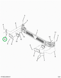 1661762C94 LIGHT TURN SIGNAL RIGHT