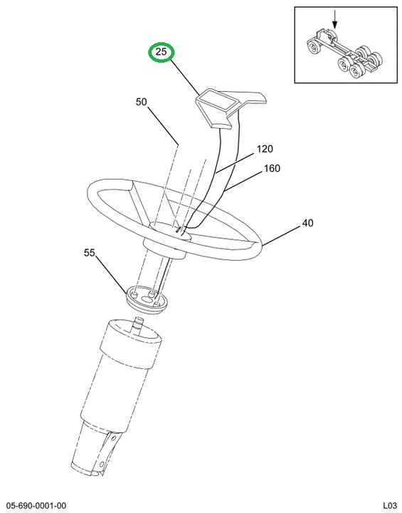 1661836C91 BUTTON ASSY HORN