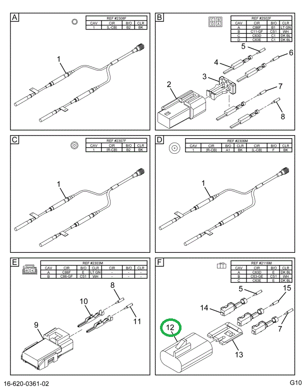 1661889C1 BODY CONNECTOR 3-WAY FEMALE