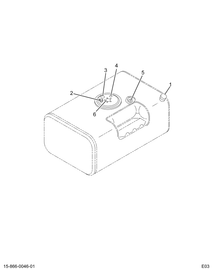 1661995C93 TANK FUEL 50GAL ALUMIN STEEL