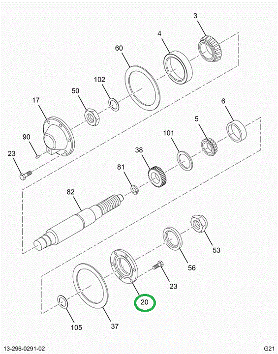 1663082C1 RETAINER REAR OUTPUT SEAL T/C