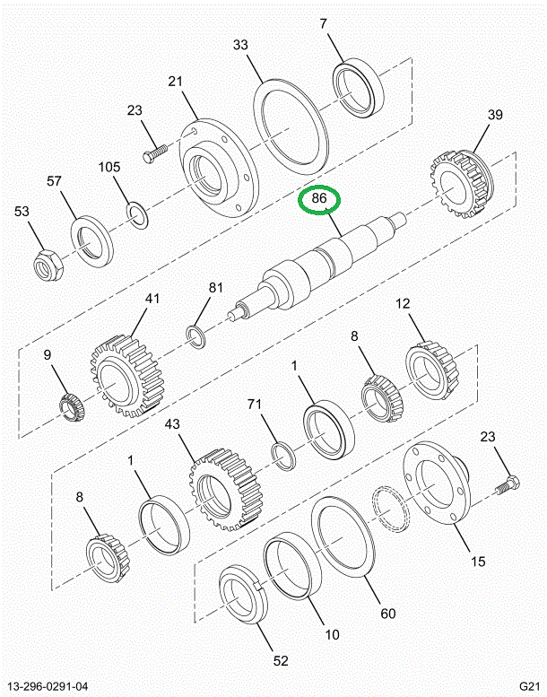 1663129C1 SHAFT INPUT T/C