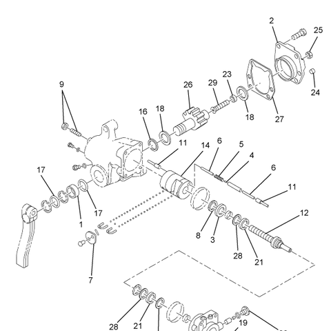 1663200C91 GEAR ASM STEERING