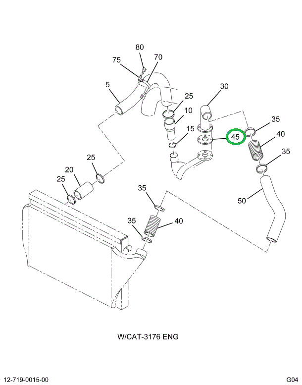 1663484C2 GASKET,AIR INLET TO MANIF