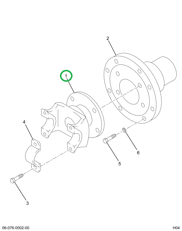 1663544C1 FLANGE ADAPTER 1710