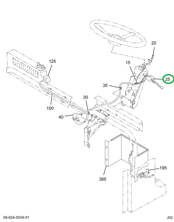 1663595C91 SWITCH TURN SIGNAL 12V