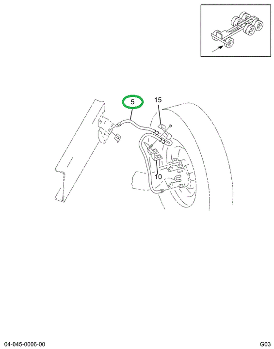 1664103C3 HOSE HYDV