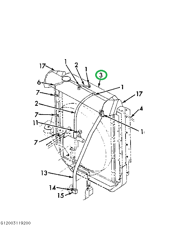 1664234C5 TANK RAD SURGE OR COOLANT