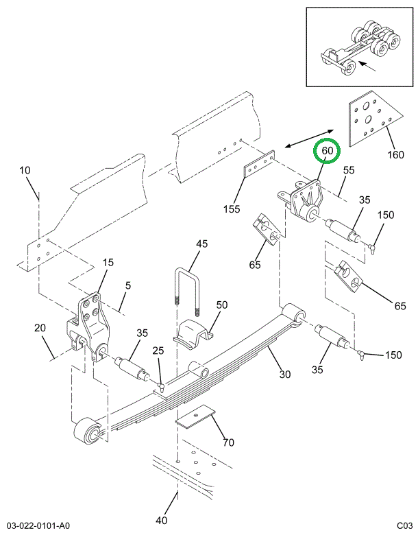 1664269C1 BRACKET FRT SPG RR