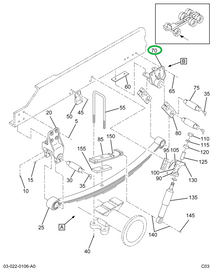 1664407C1 BRACKET FRT SPG RR LT