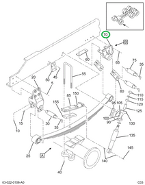 1664416C2 BRACKET FRT SPG RR RT
