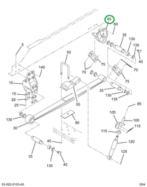 1664434C2 BRACKET,FRT SPG RR