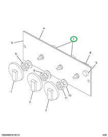 1664769C92 CONTROL HEATER-A/C