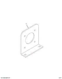 1664884C2 BRACKET SOCKET ENG WATER HTR C