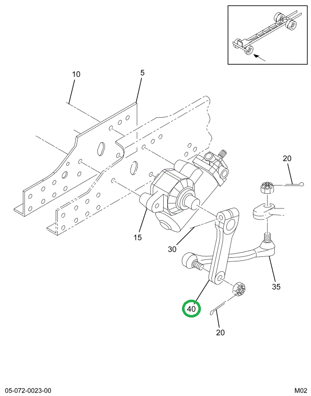 1665022C1 ARM STRG GEAR