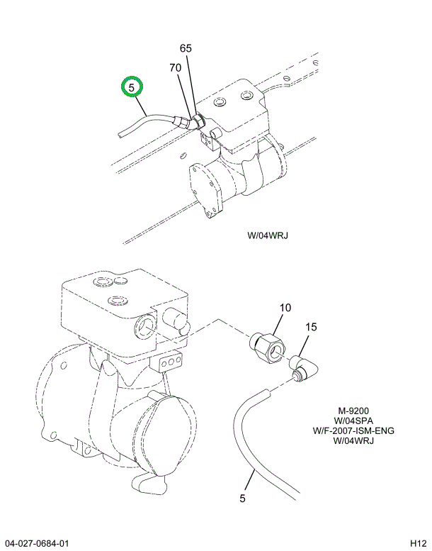 1665065C91 HOSE ASSY TEFLON