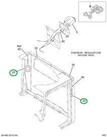 1665100C2 GRILLE RADIO SPEAKER W/CUSTOM