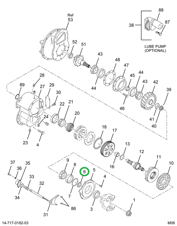 1665324C1 SPACER-INPUT COMP FLG