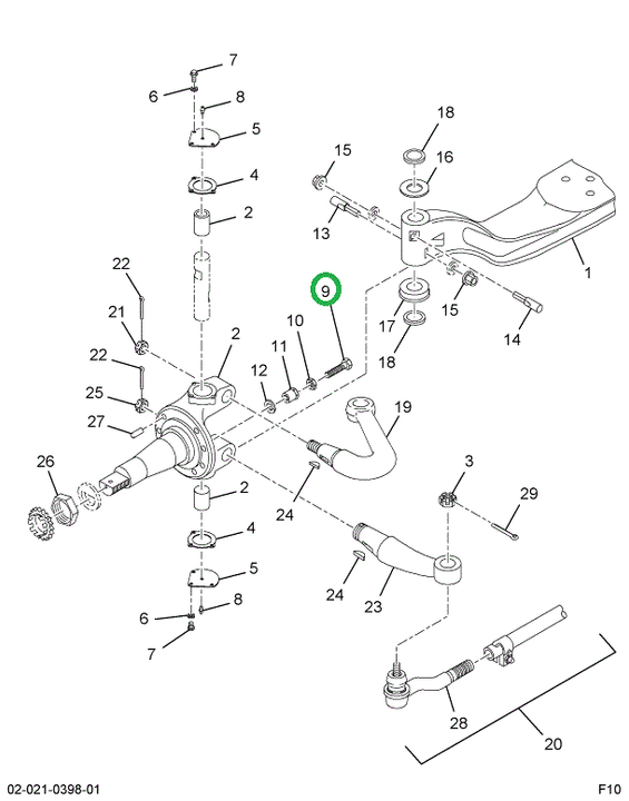 1665529C1 BOLT HH STRG STOP