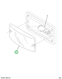 1665532C1 LENS DOME LIGHT DOOR