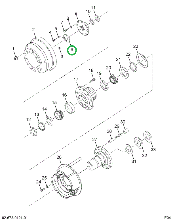 1666248C1 CAP DRIVE FLANGE