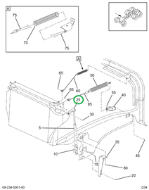 1666541C2 BRACKET HOOD SHK ABSORBER