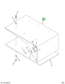 1666841C2 COVER ASSY BTRY BOX (BRIGHT)