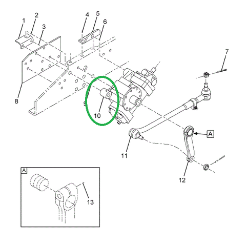 1667306C91 Gear Assy, Power Steering
