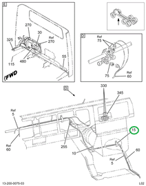 1667395C1 FASTENER DOOR TRIM INSERT