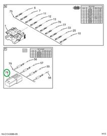 1667529C1 BODY CONNECTOR 4 WAY *